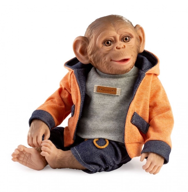 Realistic Baby Monkey Doll with Soft Cloth Body