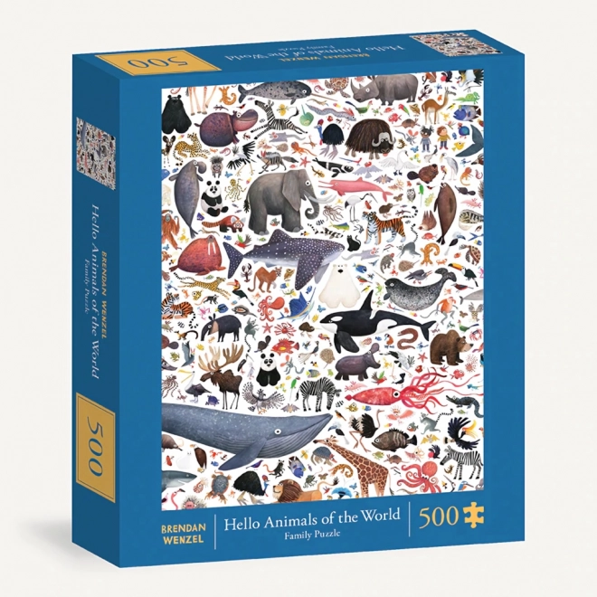 Animal World Puzzle 500 Pieces