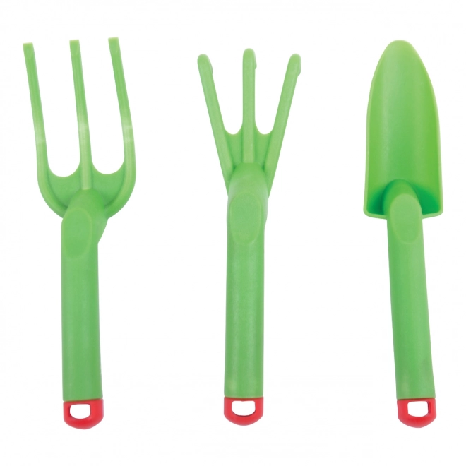 Bigjigs Toys Garden Tool Set Plastic Green