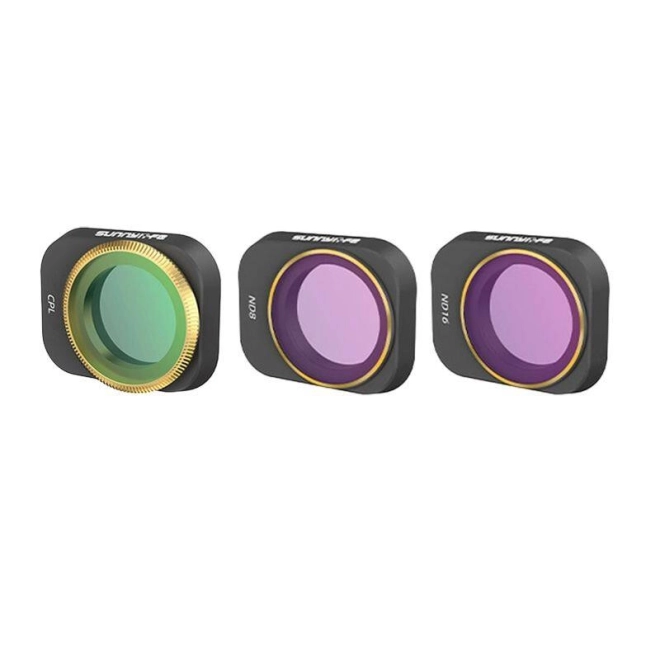 Sunnylife Filter Set CPL ND8 ND16 for DJI Mini 3 Pro