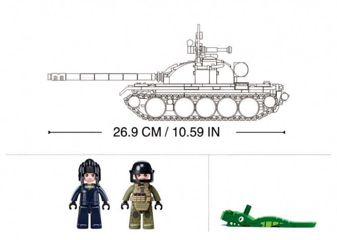 Sluban Medium Tank Model 3-in-1