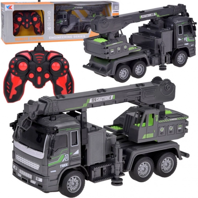 Remote Control Building Crane Car with Light Effects