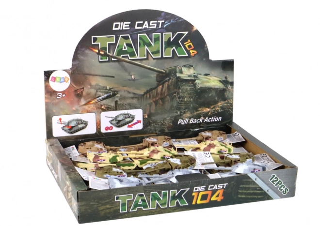 aluminum friction-powered tank assorted colors