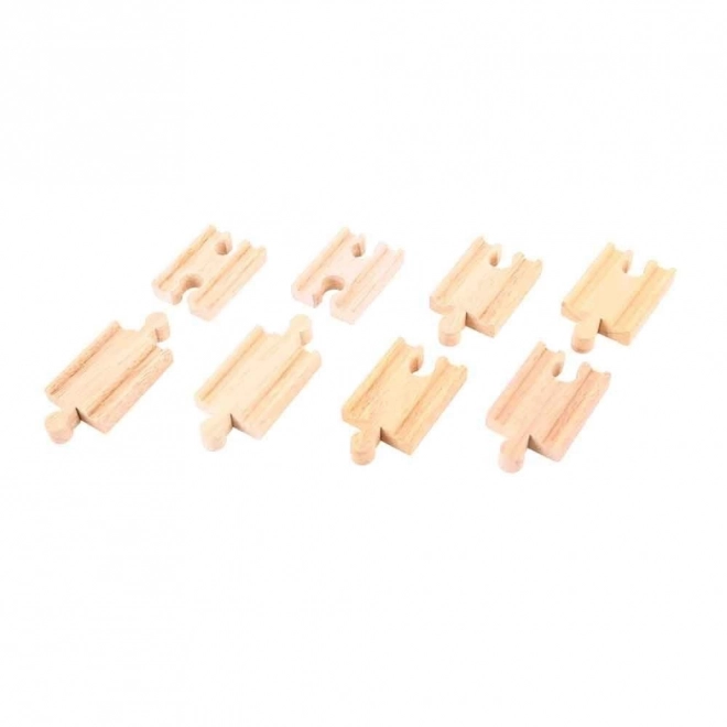 Bigjigs Rail Track Connectors 7 cm Set of 8