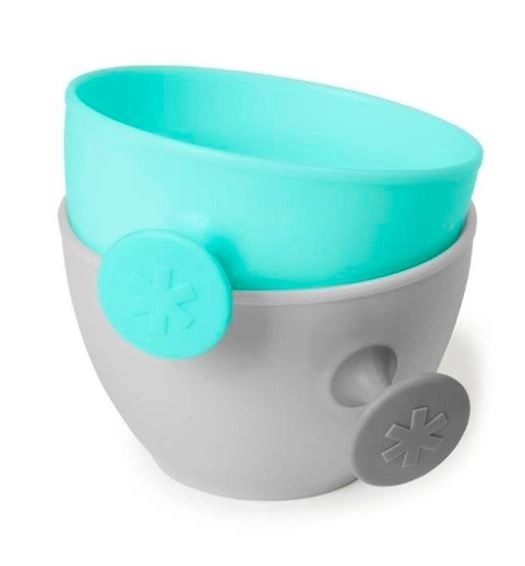 Easy-feed feeding set teal grey