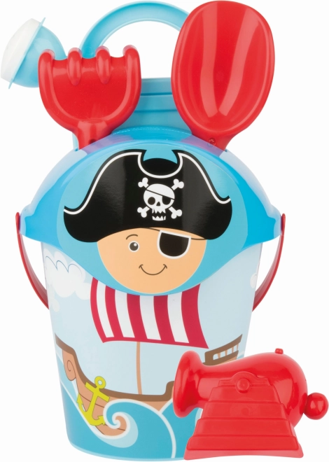 Pirate Blue Medium Sand Set with Pirate Hat