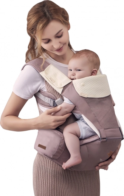 Chipolino Baby Carrier Hip Star Rose Water