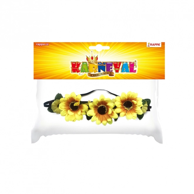 Headband with Yellow Flowers