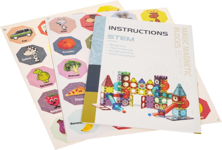 Figurky, samolepky a návod pro inspiraci