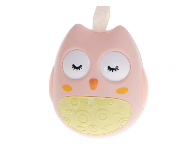 Sensory Blue Owl Toy – Pink