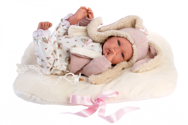 New Born Baby Doll Outfit With Pillow