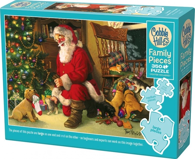 Family Puzzle Santa's Stocking by Cobble Hill - 350 Pieces