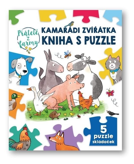 Kniha s puzzle: kamarádi zvířátka