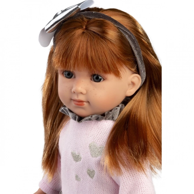 Nicole Lifelike Doll with Soft Cloth Body - 35 cm