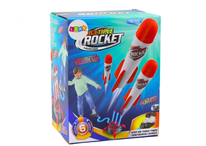 Triple Rocket Foam Launcher Game