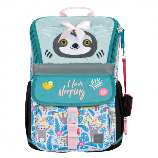 Baagl School Backpack Zippy Sloth