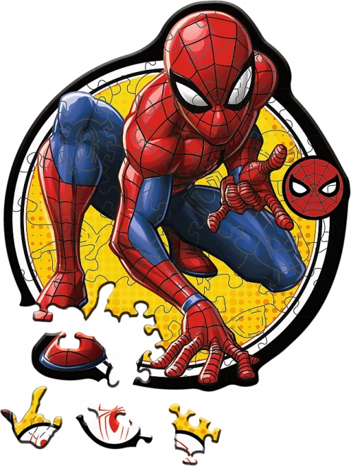 Trefl Wood Craft Junior Puzzle Spiderman Power