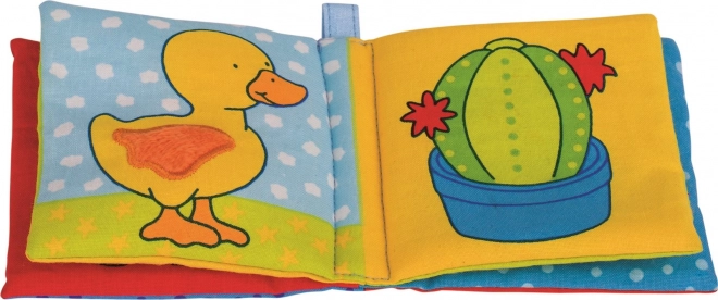 Goki Cotton Crinkly Book with Squeaker