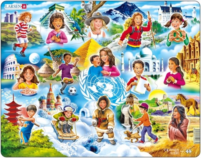 World Exploration Puzzle for Kids