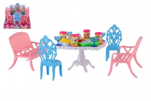 Doll Furniture Set - Table and Chairs