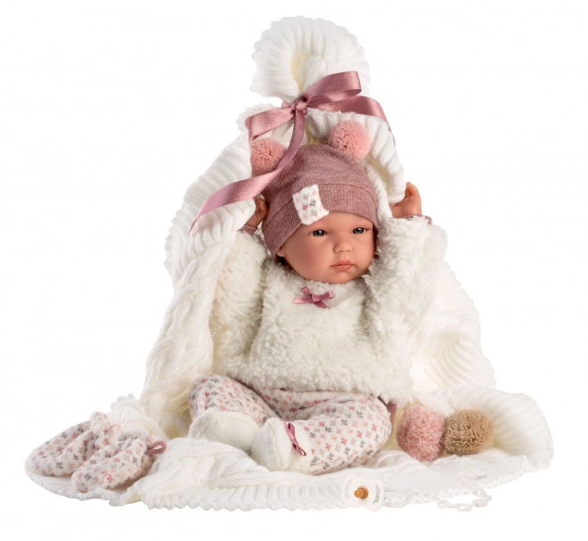 Realistic Baby Doll with Vinyl Body - 35 cm