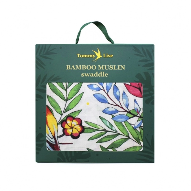 Tommy Lise Bamboo Muslin Blanket Blooming Day