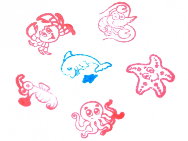 Stamp Set Sea Animals – pink