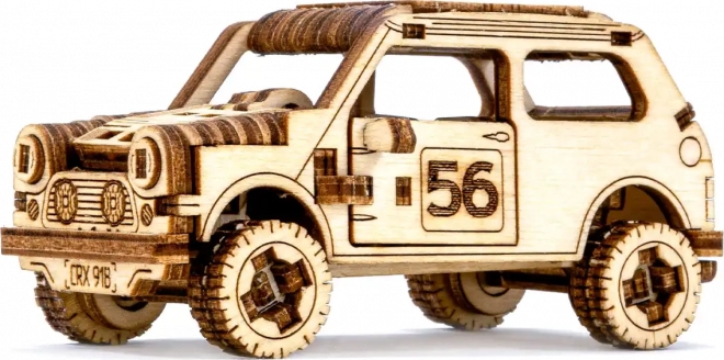 Holz 3D-Puzzle Rallyeauto