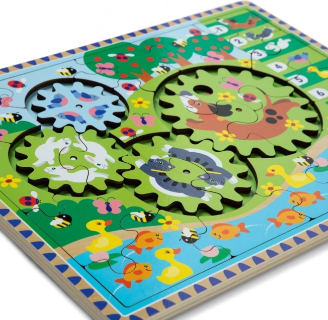 Leren door te spelen met tandwielen