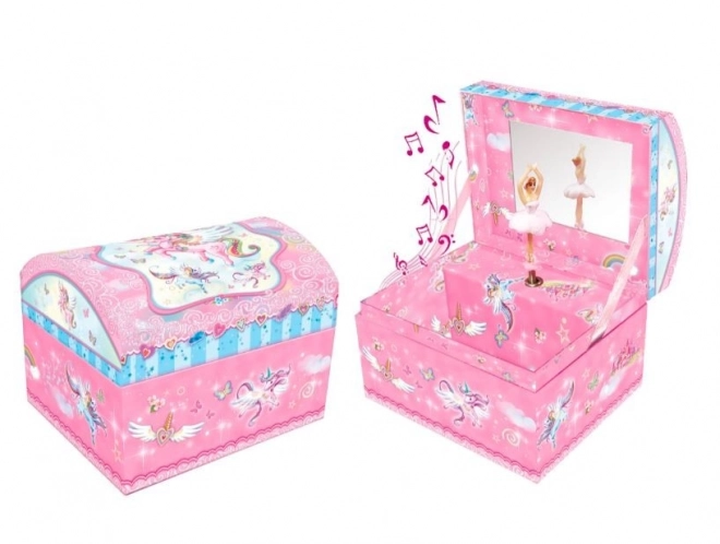 Unicorn Music Box Chest