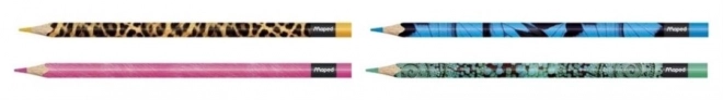 Triangular Color'Peps Animal Pencils