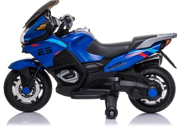Children's Battery-Powered Motorcycle Blue