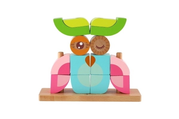 Wooden Owl Puzzle Set