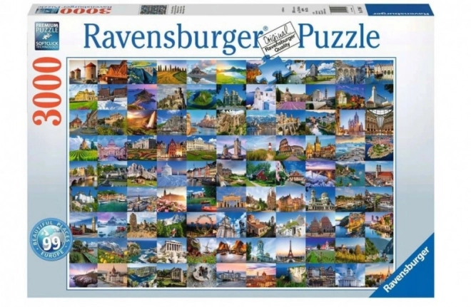 Ravensburger Puzzle Beautiful Places of Europe 3000 Pieces