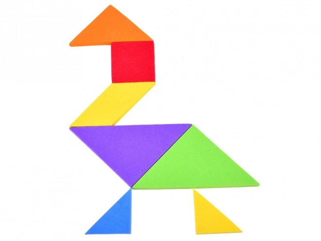 Colorful Foam Tangram Puzzle