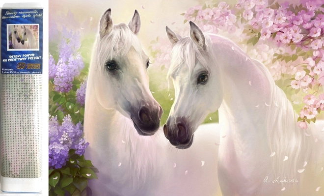 Diamand Painting Kit – Horses in Love