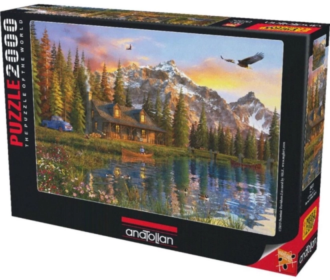 Anatolian Lake Cabin Puzzle 2000 Pieces