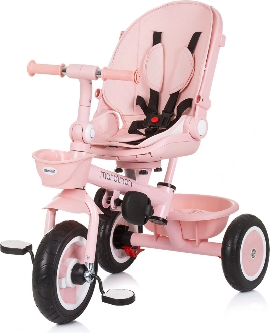 Chipolino Kids Tricycle with Canopy Marathon 2-in-1 Flamingo