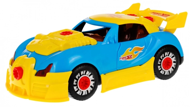 Constructible Racing Car with Drill