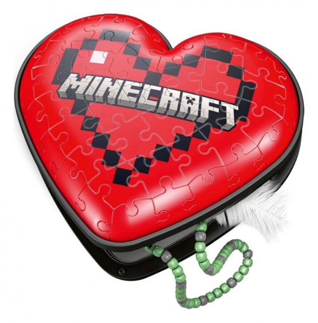 3D Minecraft Heart Puzzle