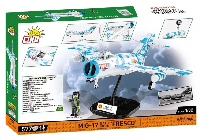 COBI Vietnam War MIG-17 Fighter Jet Building Set