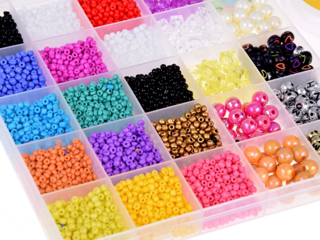 Colorful Bead and Crystal Bracelet Making Kit