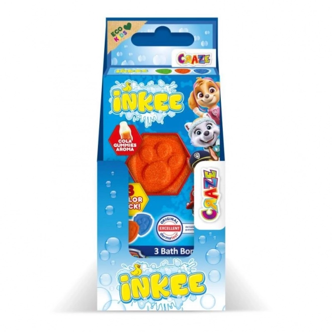 Inkee Mini Bath Bombs Paw Patrol