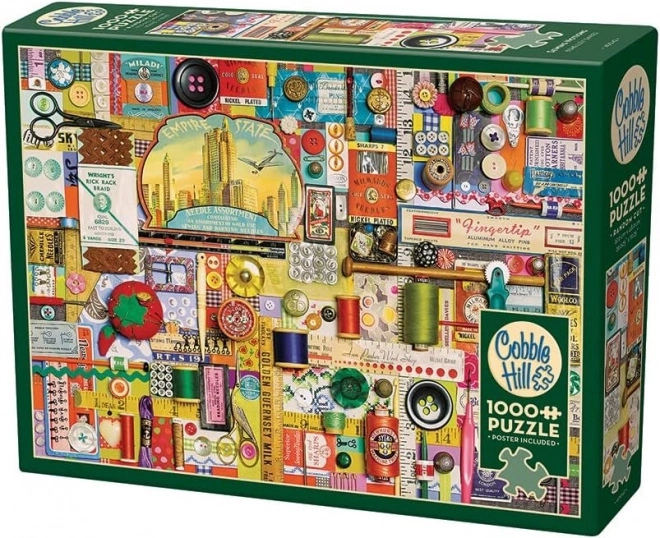 Cobble Hill Sewing Notions Puzzle 1000 Pieces