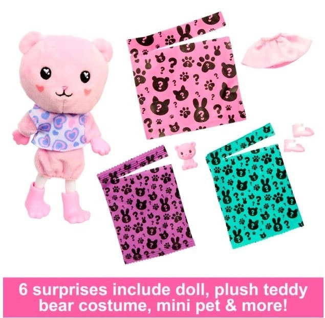 Barbie Cutie Reveal Chelsea Pastel Edition Bear