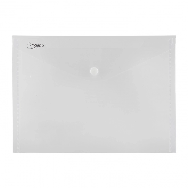 Polypropylene Clear Envelope with Button A4