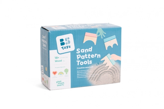 Wooden Tools for Creating Patterns in Sand - 3 Pieces