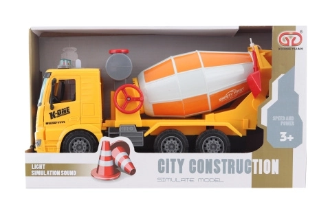 Battery-Powered Cement Mixer Toy Truck