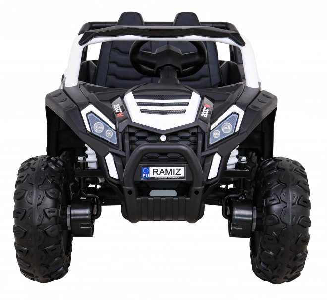 Buggy UTV 2000M mașină de curse cu baterie + sunete MP3 lumini + telecomandă + pornire lentă – Bílé