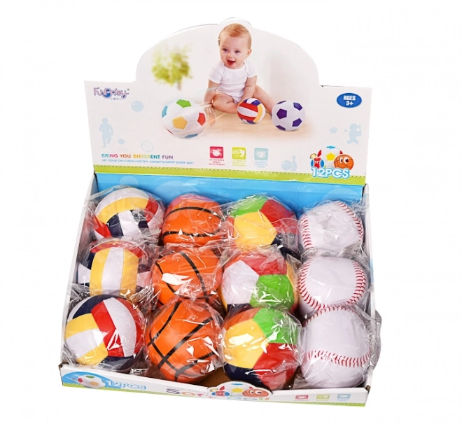 Sporto Assorted Balls 10cm